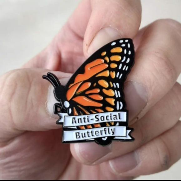 Jewelry - Pin An Antisocial Butterfly